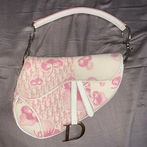 Dior Saddle Bag Vintage cherry blossom